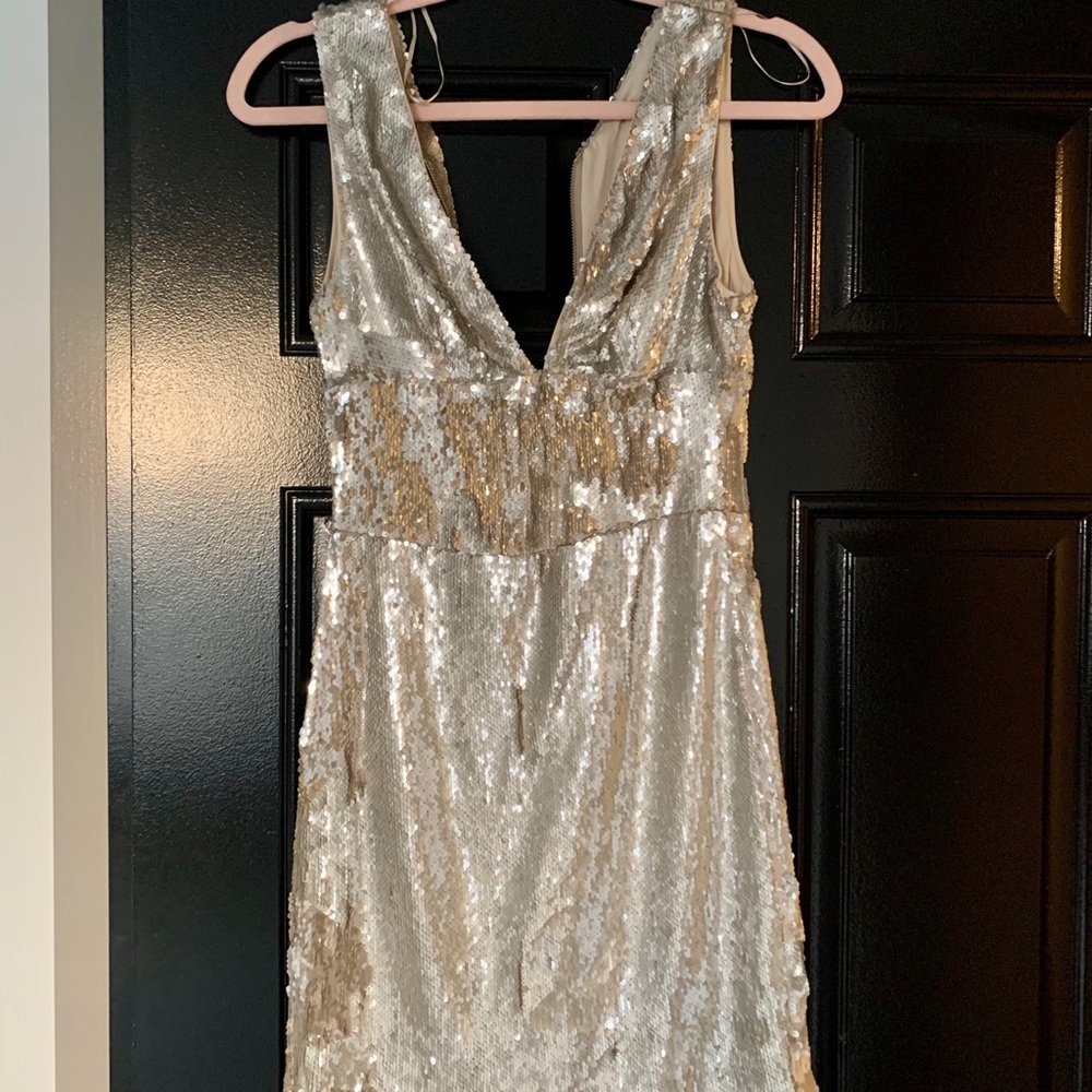 NEW ZARA SEQUIN DRESS XS
